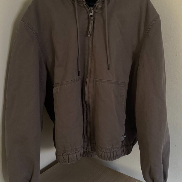 CONTRASTING HOODED JACKET - Picture 4 of 4